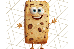 Cute Food PNG Clipart, 3D Adorable Kawaii Characters Png Product Image 2