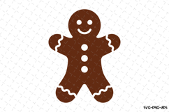 Christmas Gingerbread Svg | Christmas Svg | Svg Cut Files Product Image 1