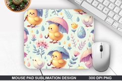 Chicks Mouse Pad Sublimation, Animals Mouse Pad PNG Design Product Image 1