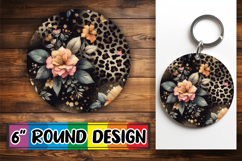 Radiant Round Designs for Gifts, Leopard Prints Product Image 1