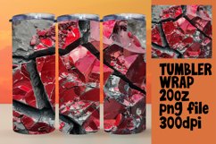 Crystal Clear Stone Pattern Tumbler Designs Product Image 1