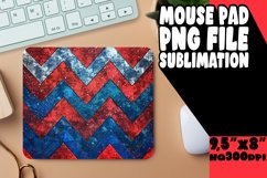 Vibrant Stripe Mouse Pad with Glitter Product Image 1