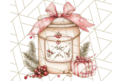 Christmas Cottagecore Kitchen Clipart PNG, Holiday Decor Product Image 2