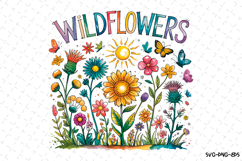 Wildflowers svg | Svg Files for Cricut | Shirt Svg Product Image 2