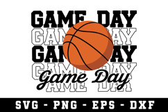 Game Day Svg |Basketball SVG Cut files | Cricut Product Image 1