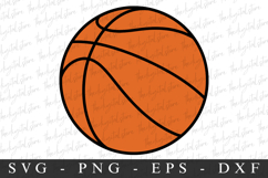 Basketball SVG | SVG Cut files | Cricut Product Image 1