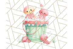 Alien Vacation Clipart PNG, Cute Summer Galaxy Art Clip Art Product Image 2