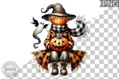 Halloween Scarecrow Sublimation - Clipart PNG Design Product Image 1