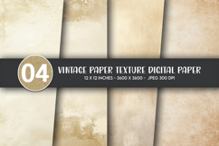 Vintage Paper Texture Digital Paper Product Image 1