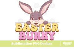 Easter Bunny Sublimation DTF Chick Farm Hip Hop Spring Joy Product Image 1
