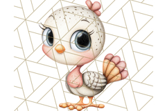 Baby Farm Animal Clipart, Cute Farm Animals Png Product Image 2