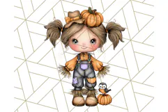 Woodland Autumn Parade Clipart PNG Fall Animals Product Image 2
