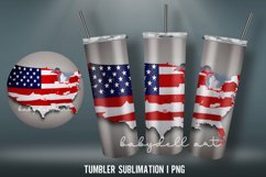 Patrotic 3D Tumbler Wrap | Tumbler Wrap Sublimation Desig Product Image 2
