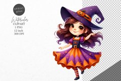 Halloween clipart, Witch clipart, Kids Halloween Product Image 1