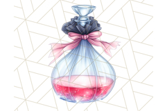 Gothic Fairy &amp; Potion Clipart, Dark Fantasy PNG Printable Product Image 2