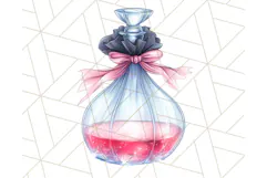 Gothic Fairy & Potion Clipart, Dark Fantasy PNG Printable Product Image 2