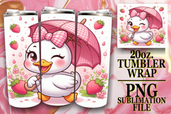 PRESENT OF LIGHT 20oz TUMBLER WRAP, Cute Goose Product Image 1