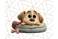 Pet Shop Clipart, Cute Big Eyed Animals, Kawaii Pets PNG Product Image 2