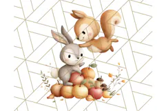Woodland Apple Orchard Festival PNG Fall Clipart Product Image 2