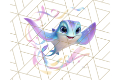 3D Under the Sea Christmas Clipart, Ocean Christmas PNG Product Image 2