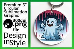 Stylish Round Design for Keychains , Halloween Product Image 1