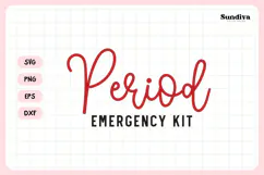 Funny Sanitary Pouch Quote | Period Emergency Kit Product Image 3