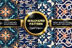 Wallpaper Pattern Digital Papers - 04 Variations Product Image 1