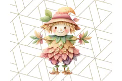 Kawaii Halloween Clipart Cute Kids and Candy Elements Png Product Image 2