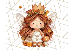 Fall Fairy Clipart PNG, Autumn Fairy People With Wings Product Image 2