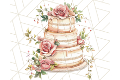 Pastel Tea Clip Art PNG with Sweets and Floral Accents Png Product Image 2