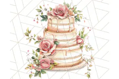 Pastel Tea Clip Art PNG with Sweets and Floral Accents Png Product Image 2