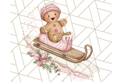 Gingerbread People Clipart, Cute Cookie PNG Illustrations Product Image 2