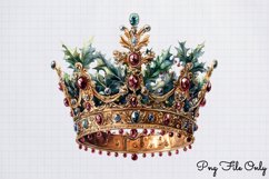 Royal Christmas Clipart Sublimation PNG Product Image 1