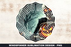 Halloween Wind Spinner Sublimation Design Product Image 1