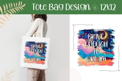 Colorful Sky Illustration PNG, Brave Enough To Dream PNG Product Image 1