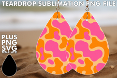 Charming Teardrop Earrings Ideas, Funky Pattern Product Image 1