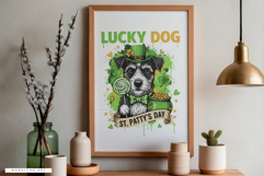 St Patrick Day Dog Png Sublimation - Cute St patrick Dog Product Image 2