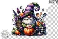 Halloween Kitchen Gnome Sublimation - Clipart PNG Design Product Image 1