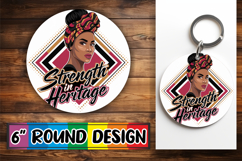 Sweet Coaster Designs for Cars, Black Woman Product Image 1