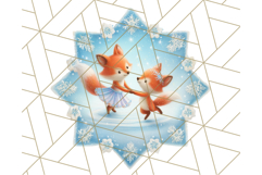 Winter Animal Masquerade Clipart PNG Woodland Animals Product Image 2