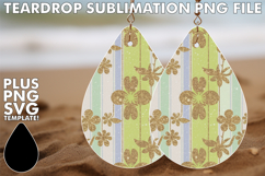 Cozy TEARDROP Earrings Design Ideas, Gold Flower Product Image 1