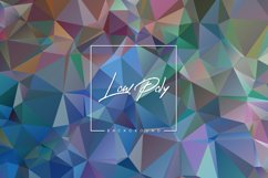 Low poly banner with geometric triangle shapes background Product Image 1