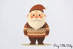 Scandinavian Folk Art Winter Clipart PNG Product Image 1