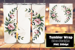Stylish 20oz Wrap for Personalized Gifts , Flowers Product Image 1