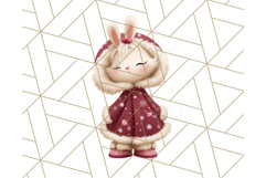 Santa’s Pajama Day Clipart, Cute Christmas Bedtime PNG Product Image 2