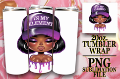 Radiant Memories 20oz tumbler wrap, Black Woman Product Image 1