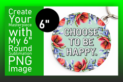 Vibrant Round Design for Keychains , Religious Product Image 1