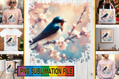 Vibrant TSHIRT Art Ideas PNG, Birds Product Image 1