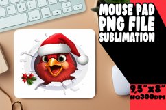3D Holiday Scene Breakout Mouse Pad Design Product Image 1