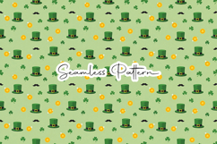 St. Patrick's Day Seamless Patterns - Leprechaun &amp; Clovers Product Image 6